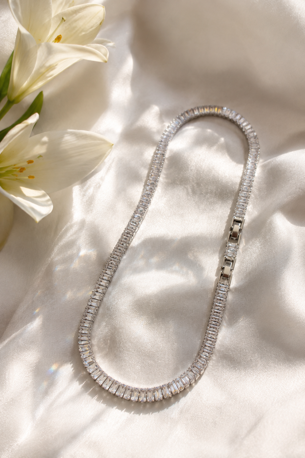 Velvet Ice Adjustable Tennis Necklace
