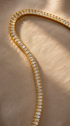 Golden Muse Adjustable Tennis Necklace