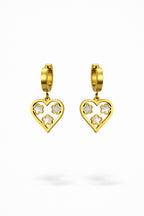 Blooming Heart Earrings
