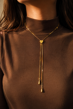 Heart Strings Attached Adjustable Necklace
