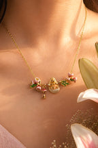 Hedgehog in Bloom Necklace