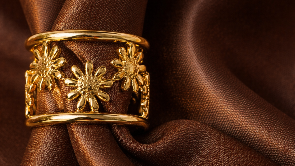 Framed Flowers Ring