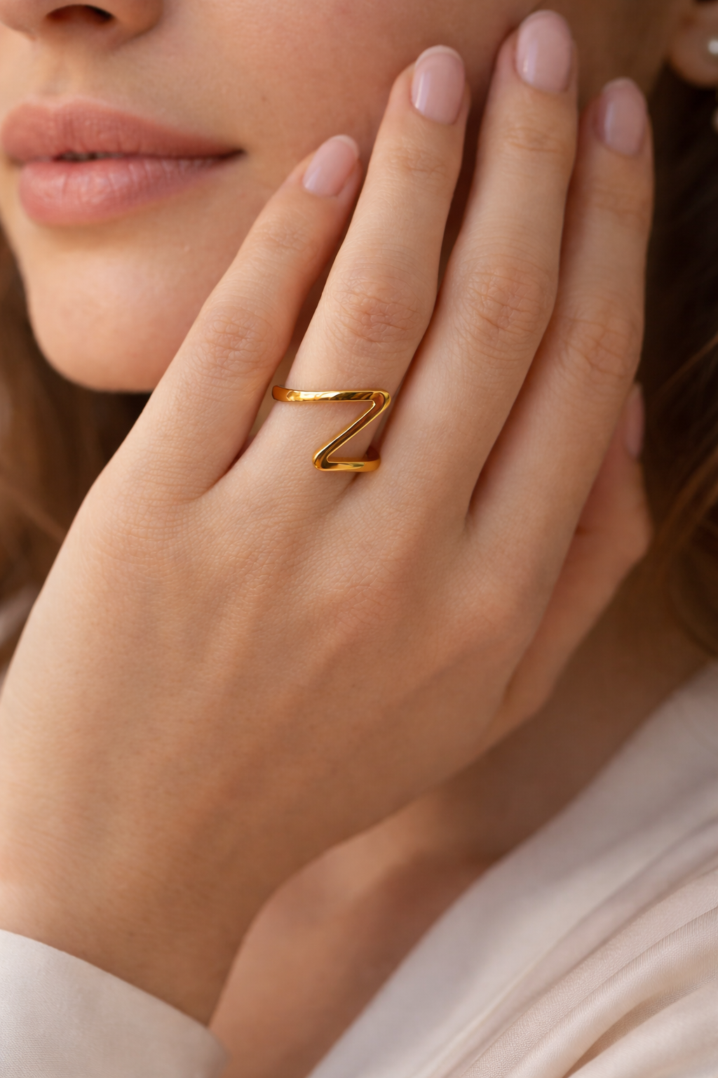 Gold Frequency Ring