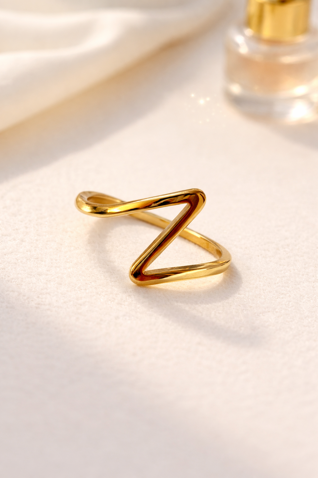 Gold Frequency Ring