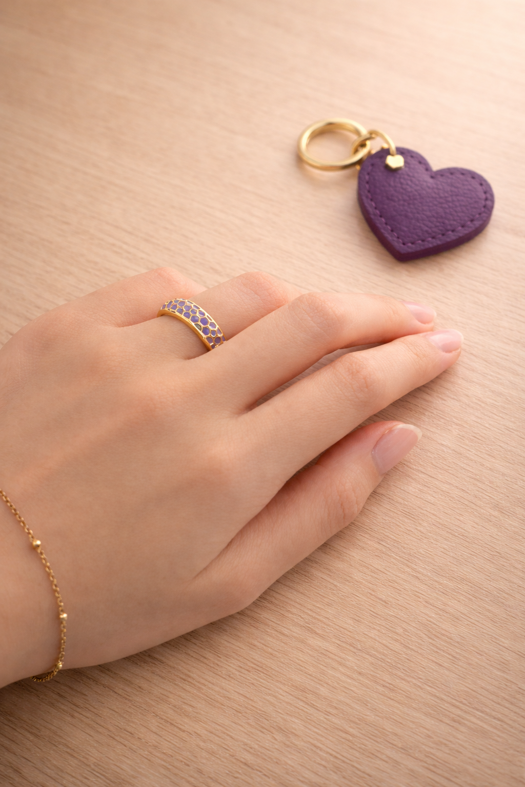 Lavender Hive Ring