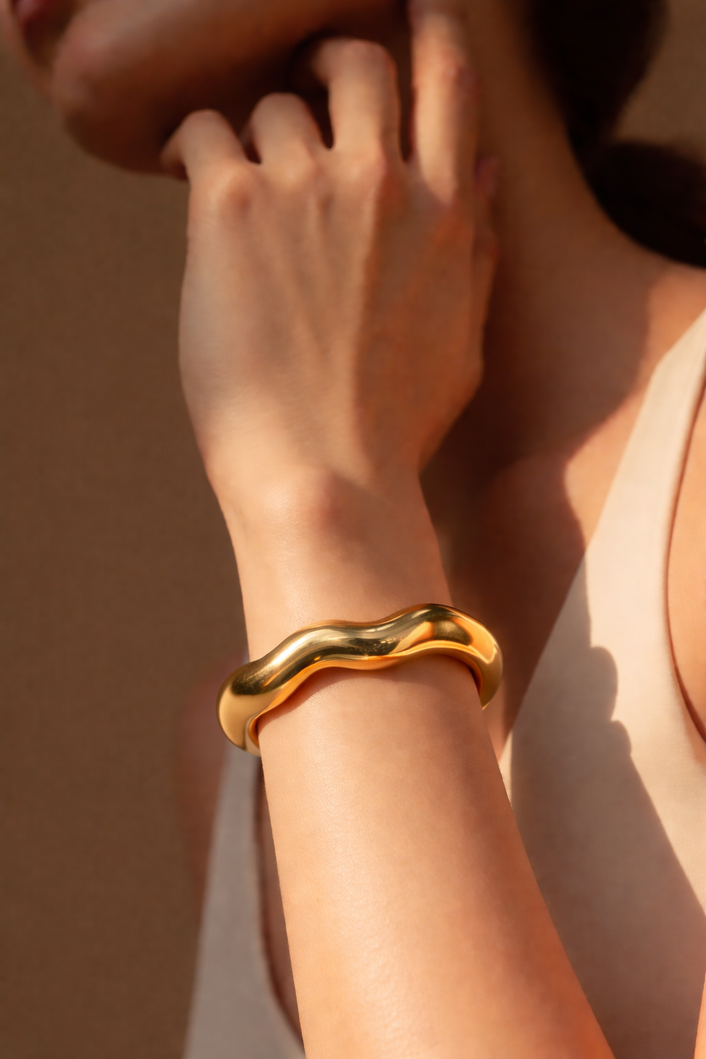 Golden Wave Bracelet