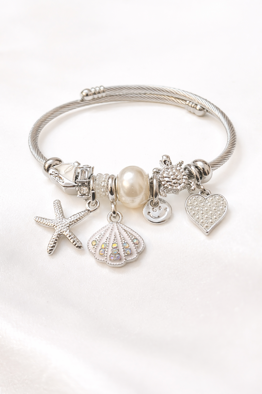 White Coral Dream Pandora Bracelet