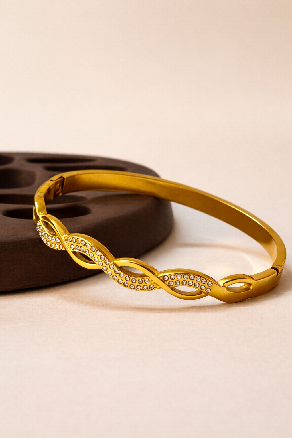 Diamond Ripple Demigold Bracelet