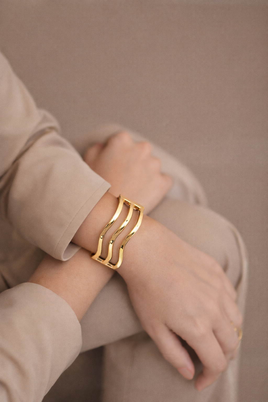 Golden Spaces Bracelet
