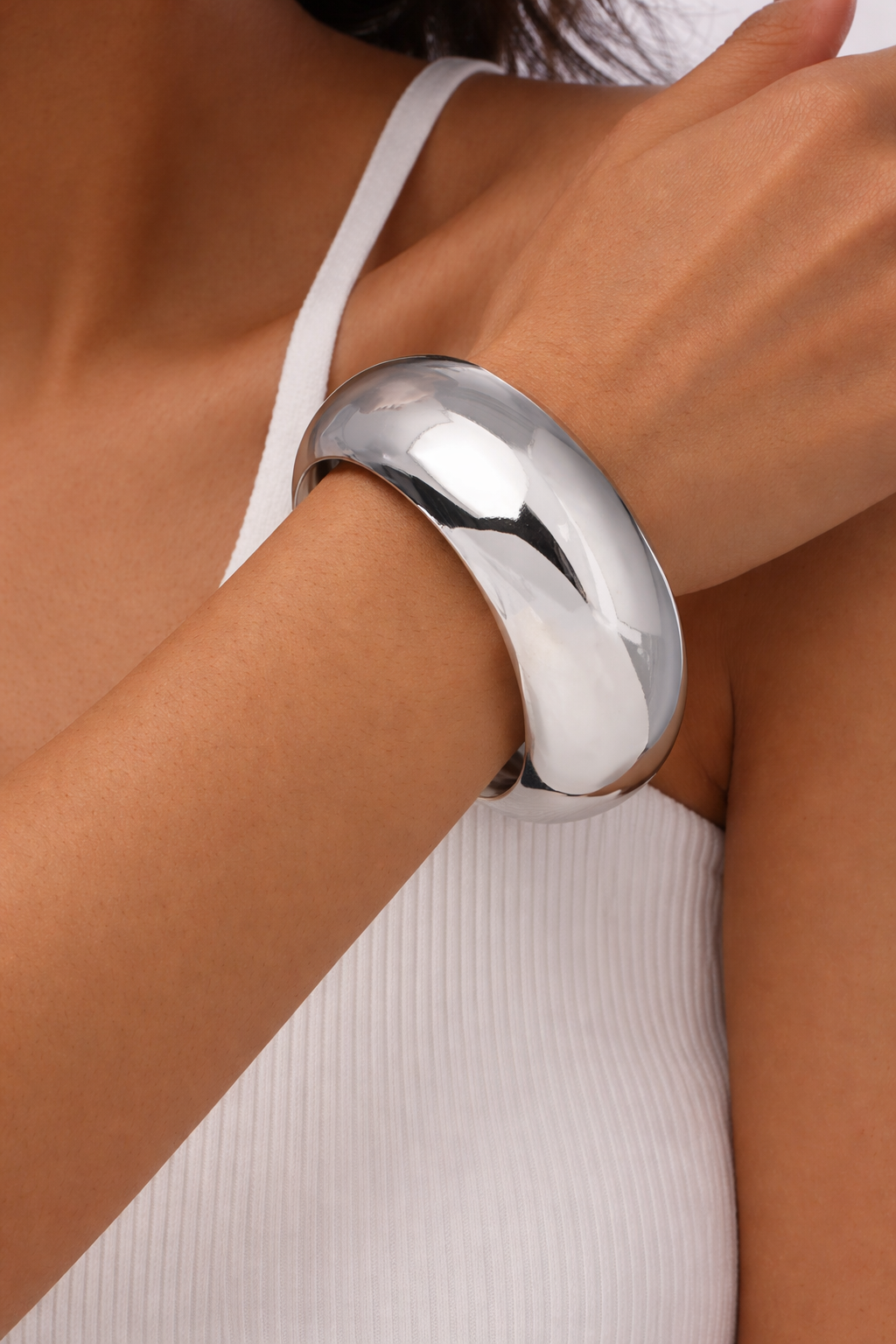 The Monarch Silver Cuff Bracelet