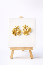 Coral Kiss Demigold Earrings