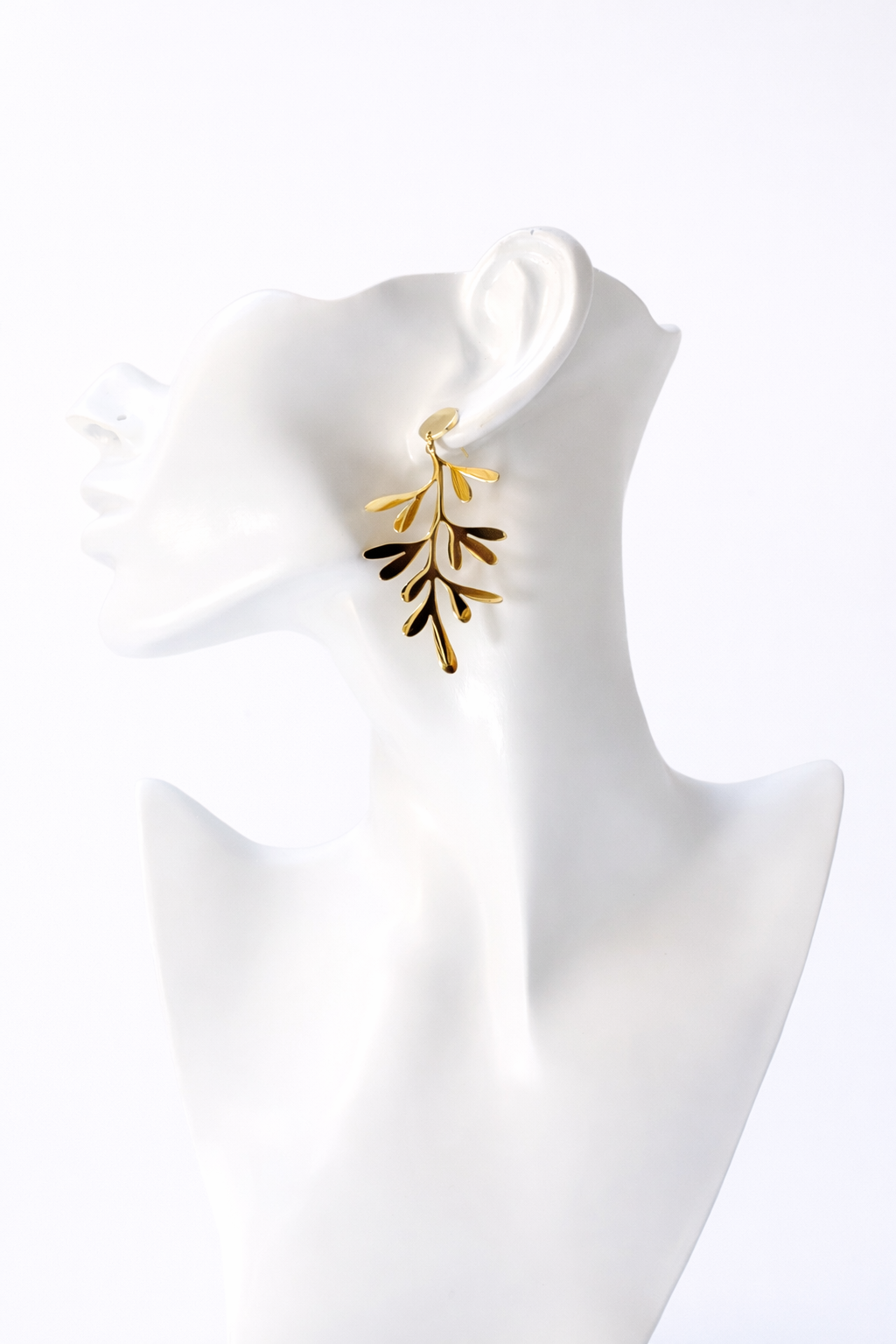 Golden Fern Earrings