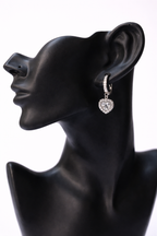 Sparked Love Hoop Earrings