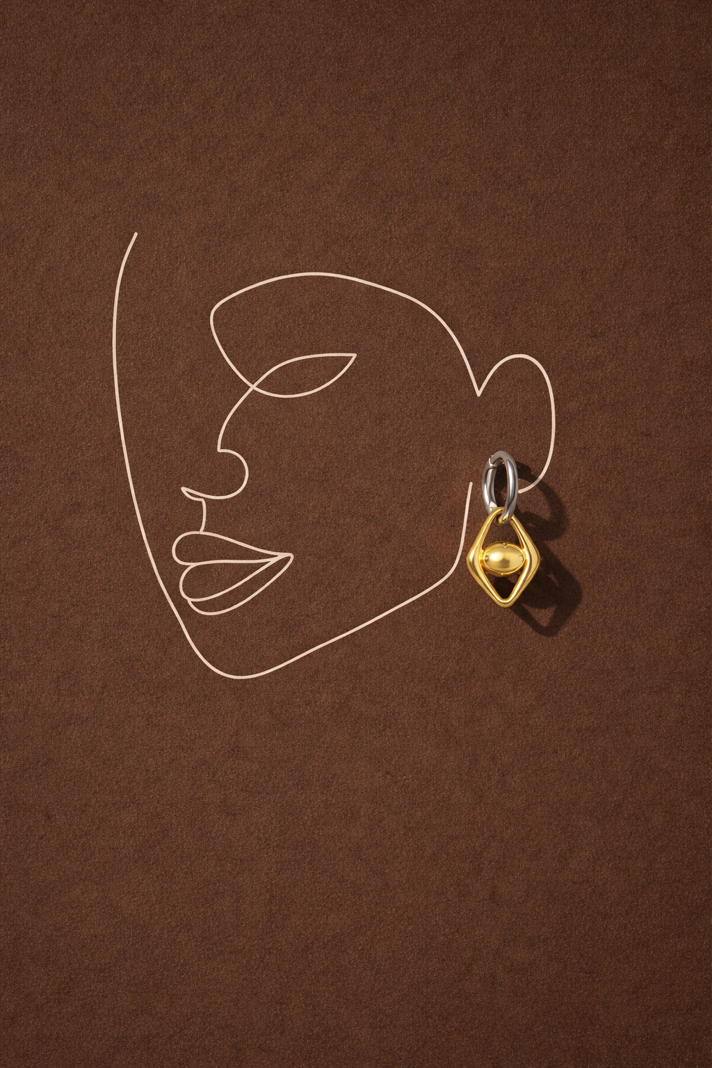 Eye-Conic Duo Earrings