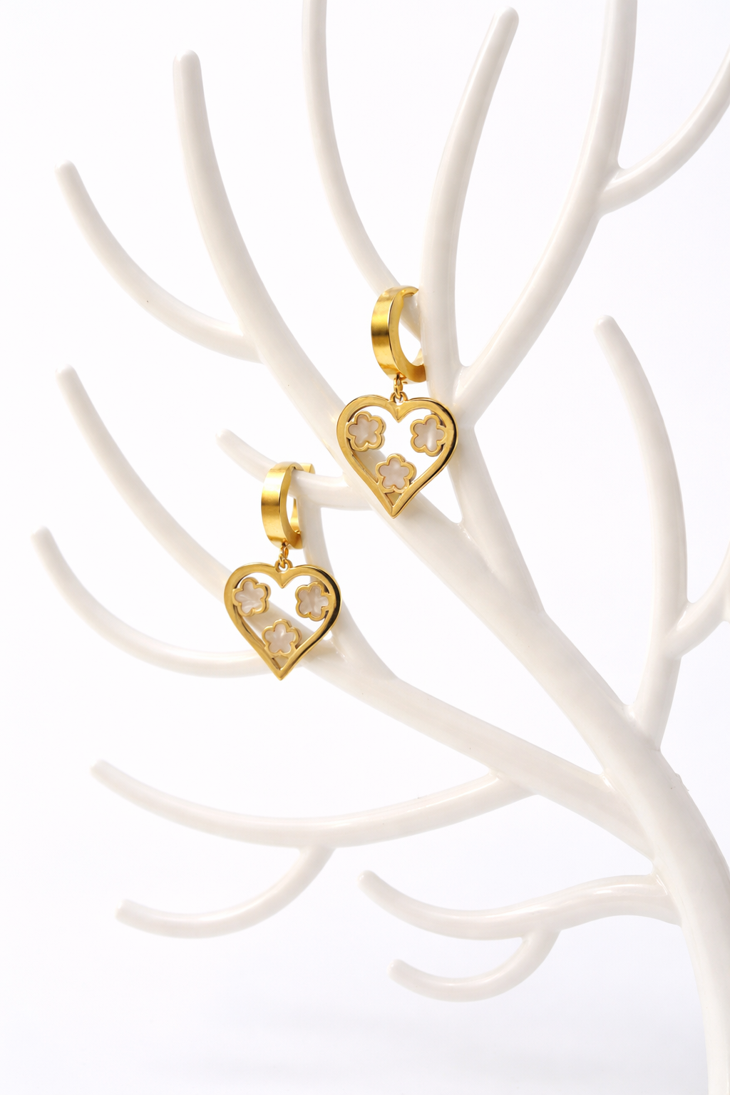 Blooming Heart Earrings