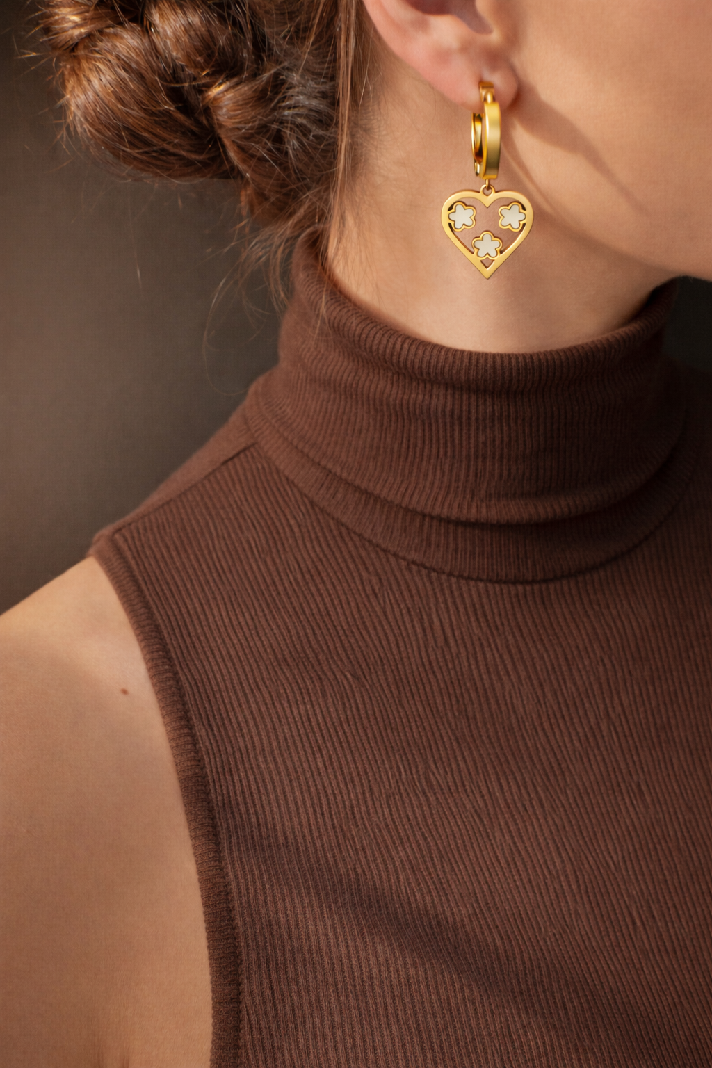 Blooming Heart Earrings