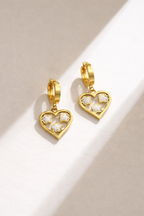 Blooming Heart Earrings