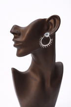 Silver Shine Statement Earrings