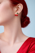 Spring Cherry Earrings
