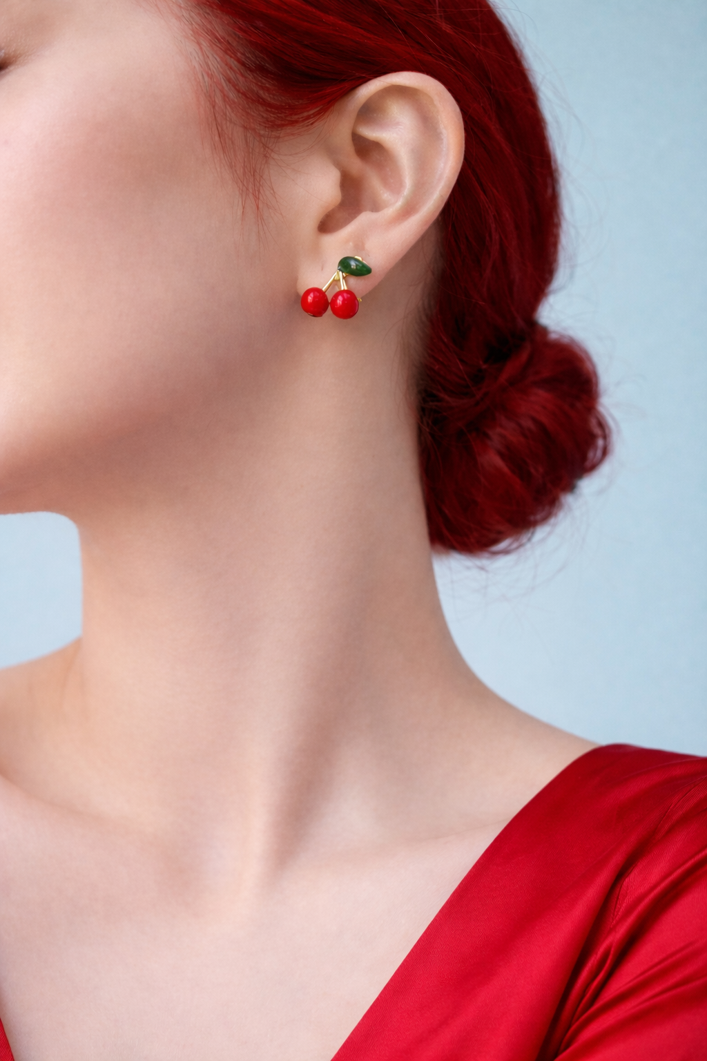 Spring Cherry Earrings