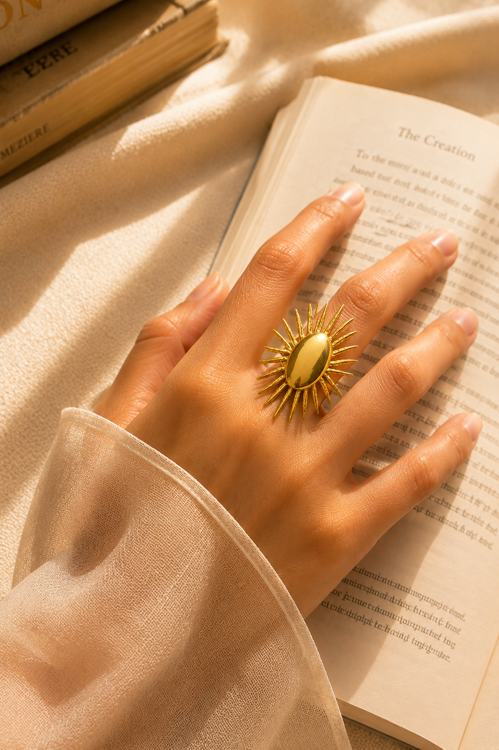 Solar Muse Adjustable Ring