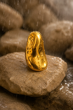 Liquid Gold Adjustable Ring