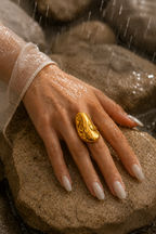 Liquid Gold Adjustable Ring