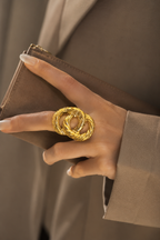 Golden Union Adjustable Ring