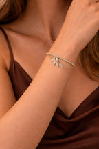 Minimal Diamond Lace Layered Bracelet