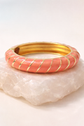 Peach Élan Bangle Bracelet