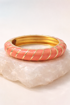 Peach Élan Bangle Bracelet