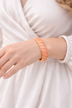 Peach Élan Bangle Bracelet