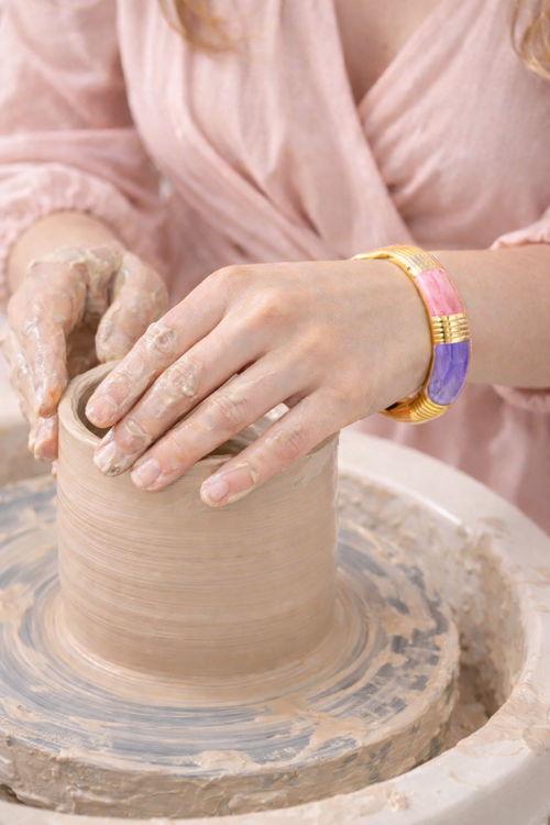 Berry Royale Statement Bangle Bracelet