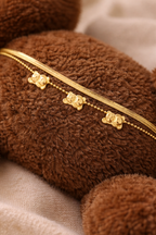 Layered Teddy Chain Bracelet