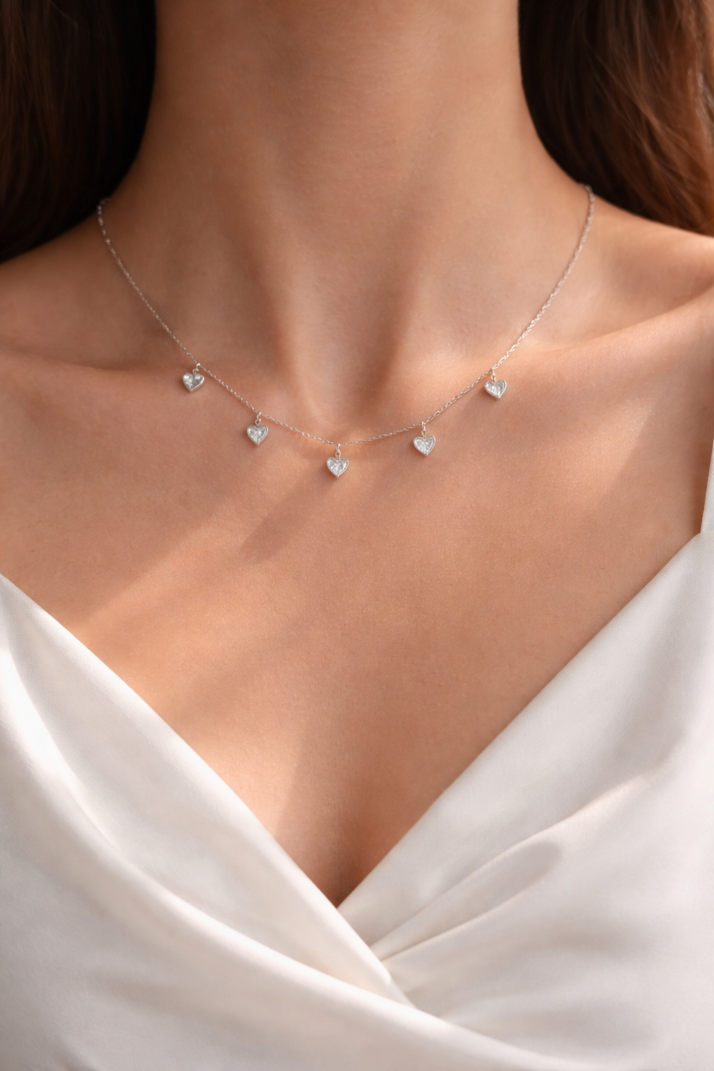 Sweetheart Glow Floating Necklace