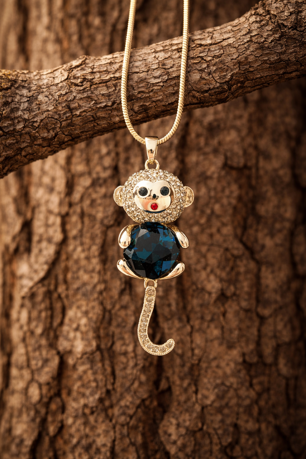 Cheeky Monkey Spark Necklace