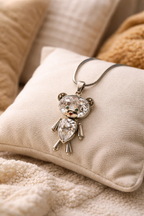 Baby Teddy Diamond Necklace