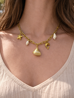 Mermaid Energy Gold Necklace
