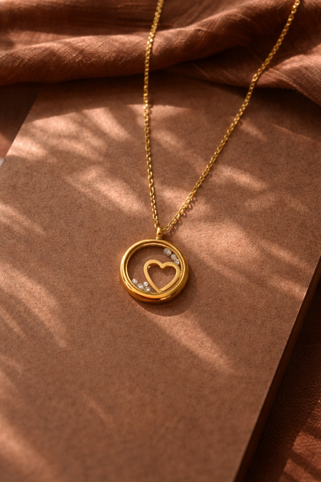 My Heart Stays With You Necklace