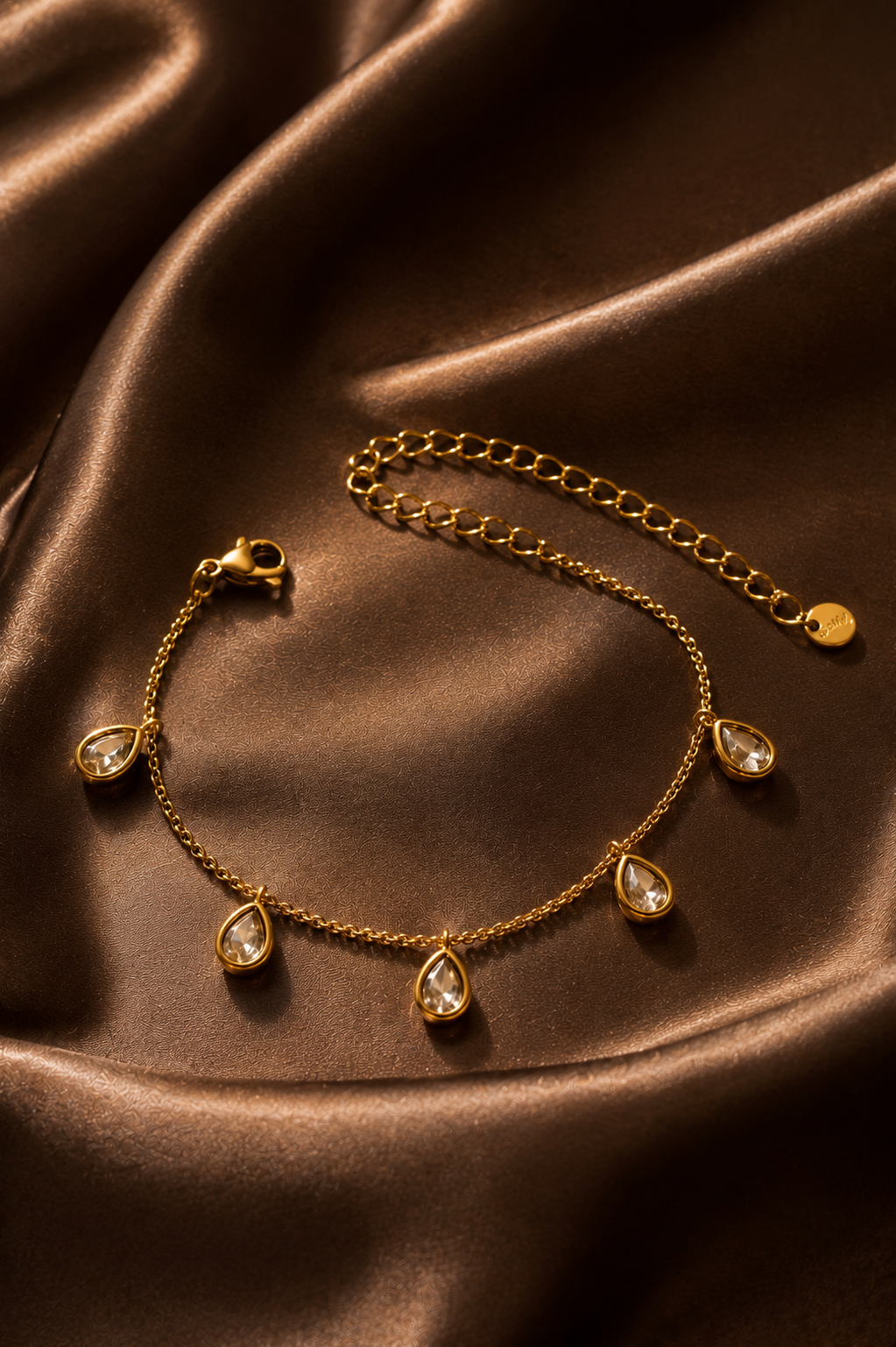 Sunfall Crystal Anklet