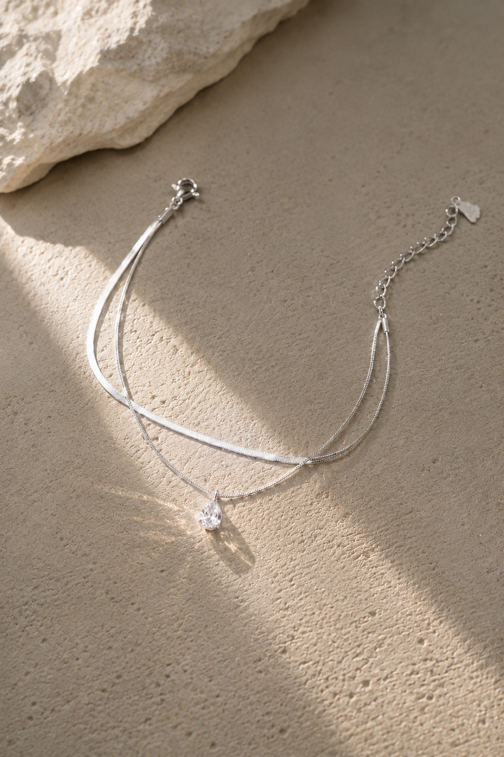 Lustre Drop Anklet