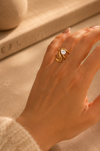 Sculpted Desire Adjustable Ring