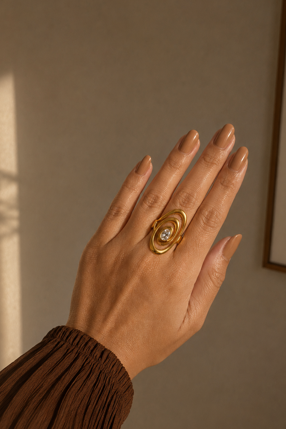 Orbit Crush Adjustable Ring