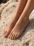 Seafoam Heart Anklet