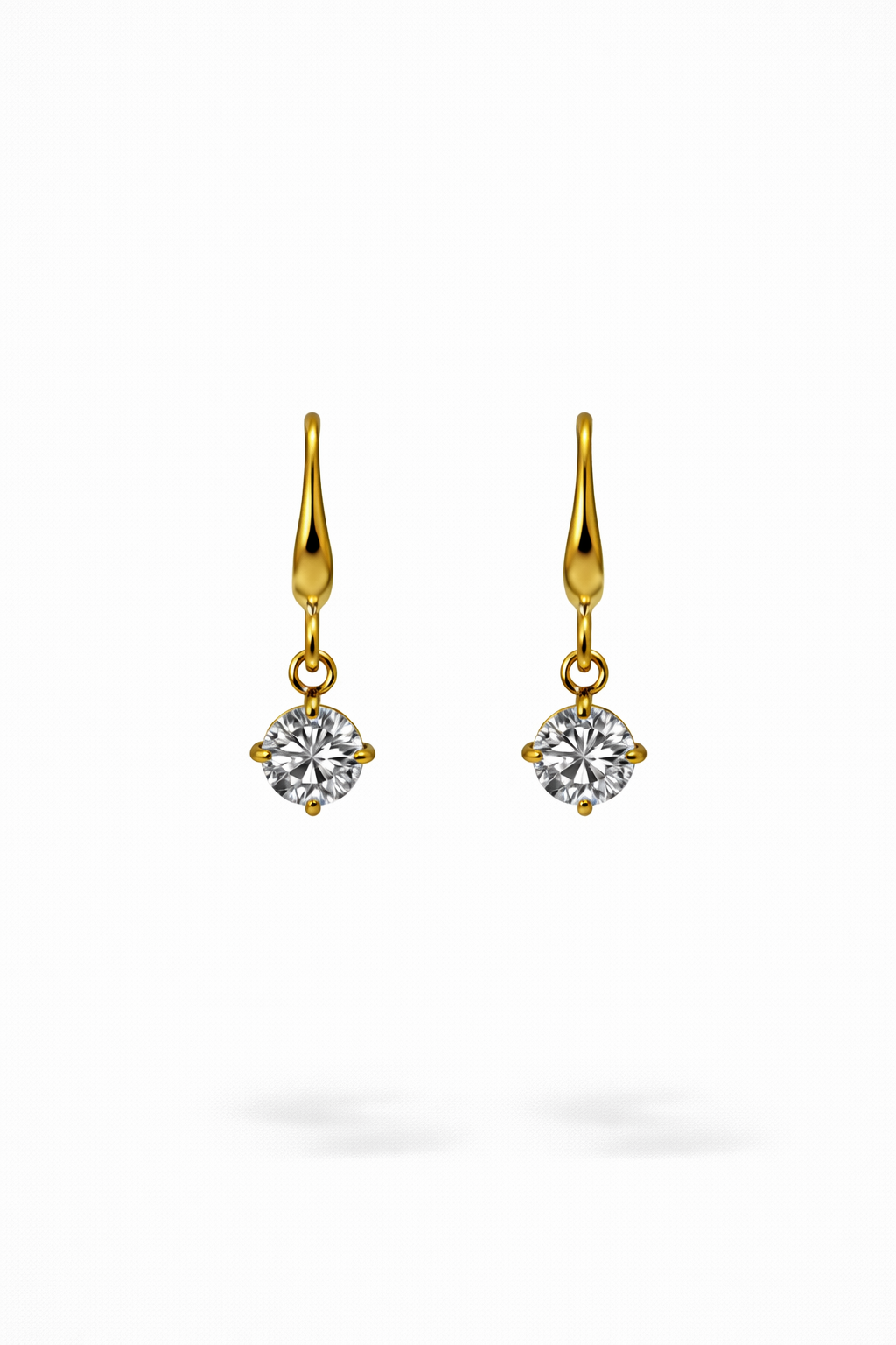 Minimal Daily Glow Drop Earrings